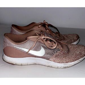 nike flex contact pink running shoes womens size 9